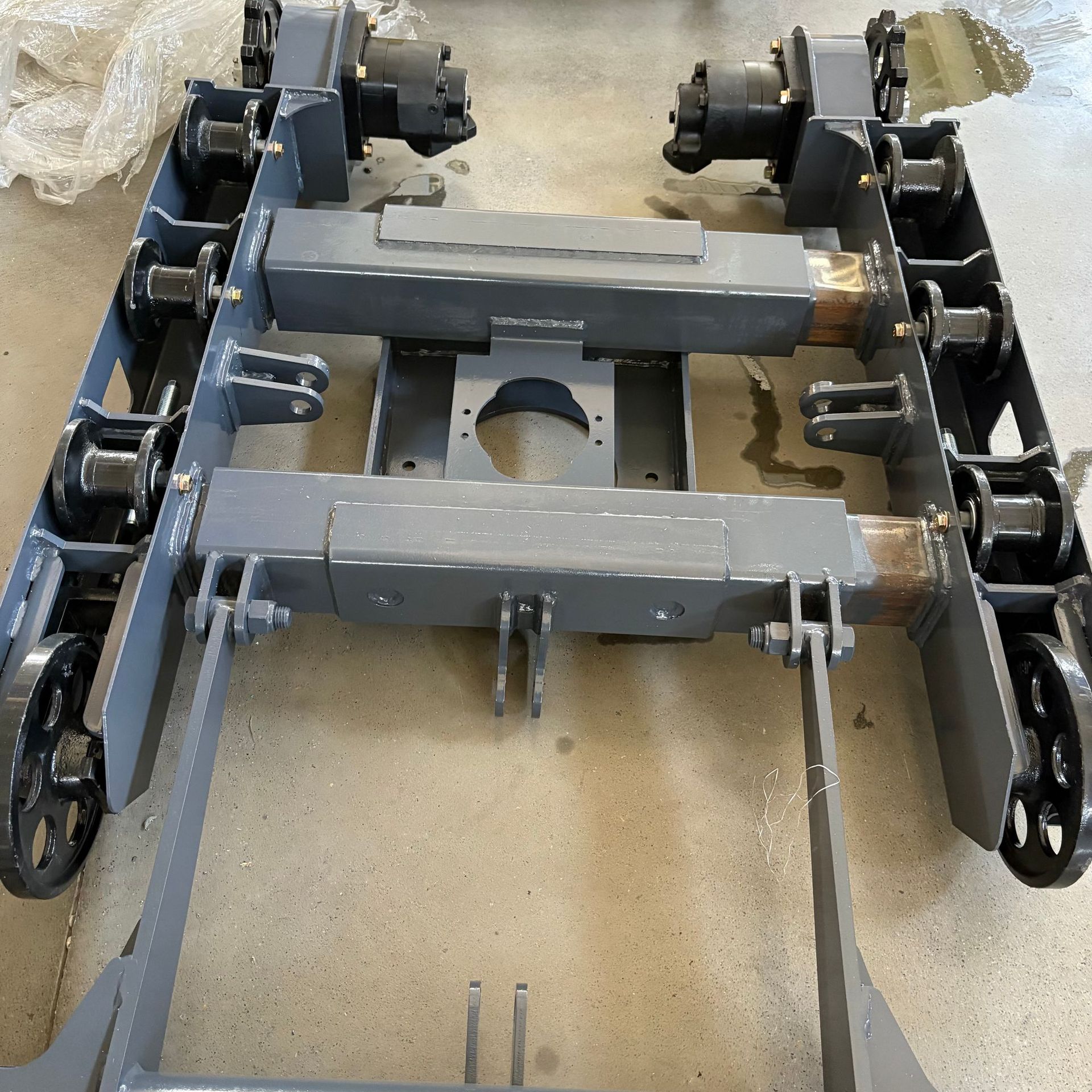 钢制履带底盘65防爆履带底盘5吨工程履带底盘履带底盘厂家