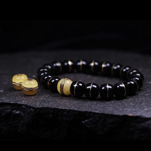 Authentic today's special offer 9A tiger wax hamburger beads DIY bracelet necklace accessories Joker inlay court