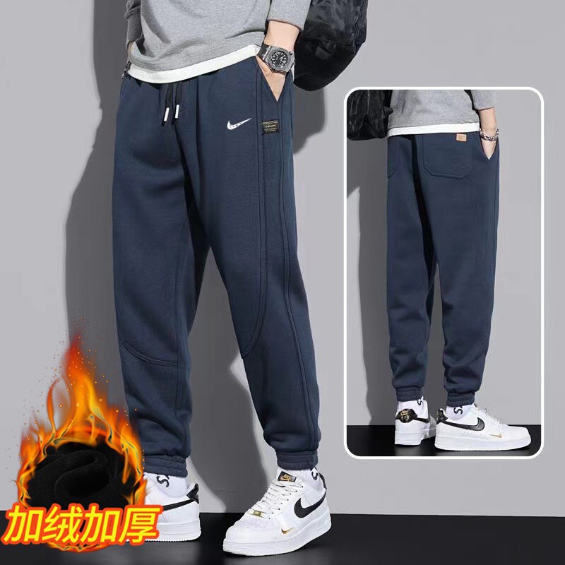 Men's 2026 Korean-Style Cropped Jogger Sweatpants, Spring and Autumn Pure Cotton Loose-Fit Sports Pants, Men's Casual Long Pants