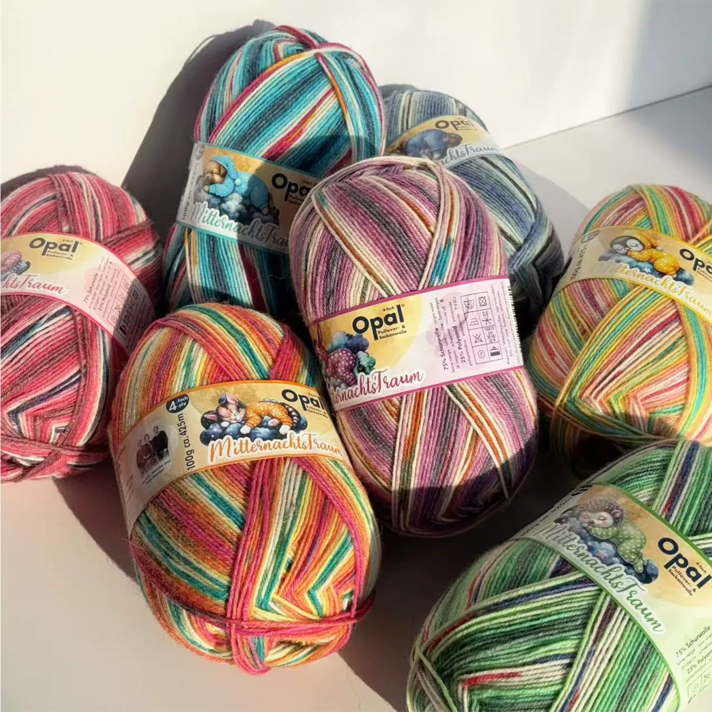 Opal Mitternachtstraum Dreamland Series Wool Sock Thread Hand-knitted DIY Wool Thread