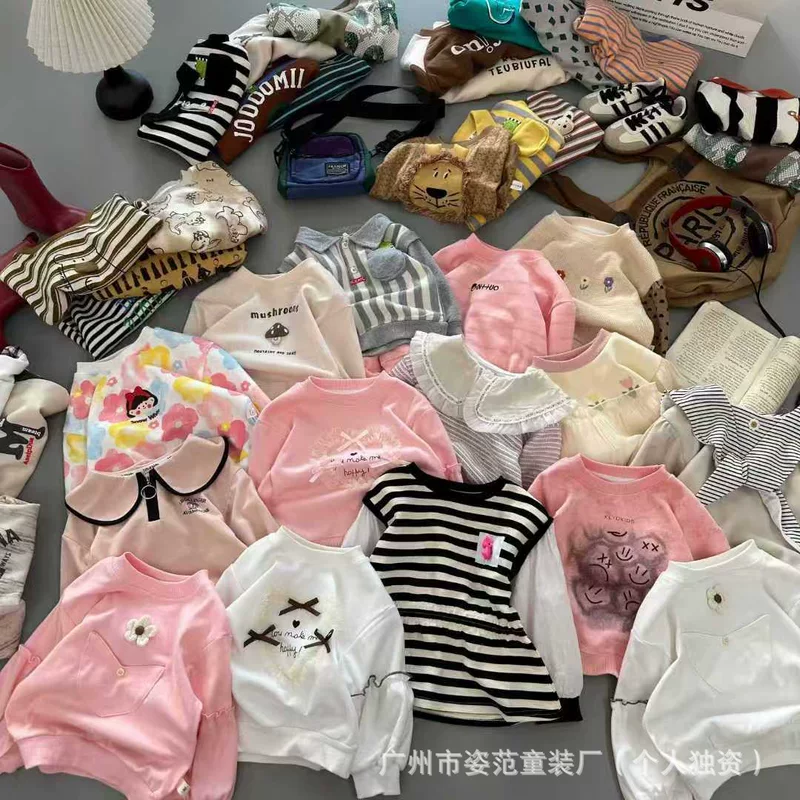 【Hello Kitty】25 осенних детских вещей Новый корейский бренд детской одежды оптовый источник