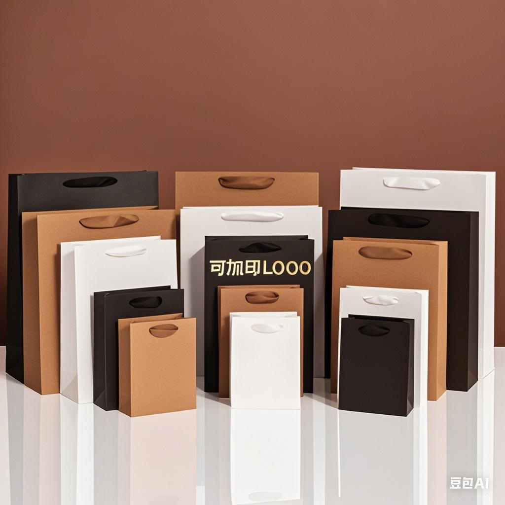 白卡纸袋现货礼品包装袋子可印logo女装加厚购物袋服装手提袋批发