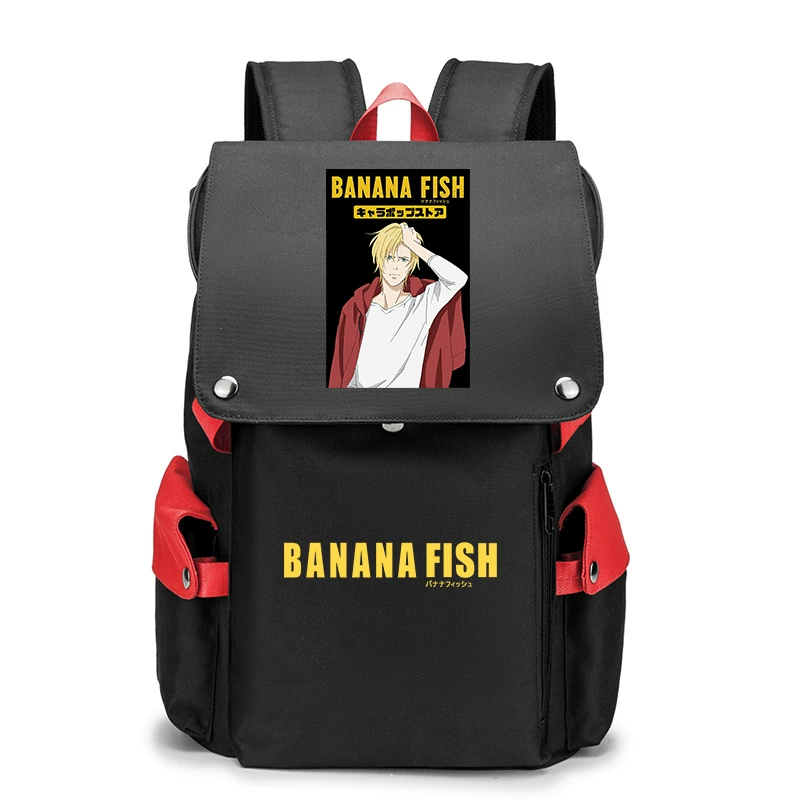 Банановые рыбки Banana Fish, бойцовская борьба, помощь студенту, рюкзак мужской, карикатурный большой объём школьный ранец