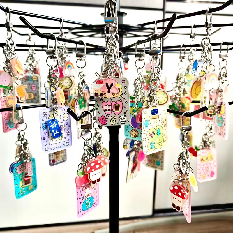 New Year Lucky Charm String Pendant Acrylic Keychain Cute Backpack Decoration Small Gift New Year Lucky Charm String Pendant Acrylic Keychain Cute Backpack Decoration Small Gift