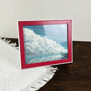 Simple Photo Frame for Mounting, Wall Hanging A3 Size, 16-Photo Display, A4 Size, 4-Open 8K Puzzle Frame, Creative Photo Wall, Wooden