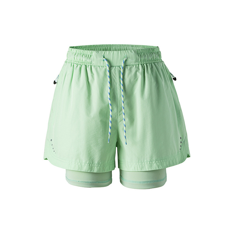 Outdoor Mountain Style Contrasting Color Two-In-One Shorts for Women Summer Wear 2026 New Style Loose Running Hiking Sports Quick-Drying Shorts Outdoor Mountain Style Contrasting Color Two-In-One Shorts for Women Summer Wear 2026 New Style Loose Running Hiking Sports Quick-Drying Shorts