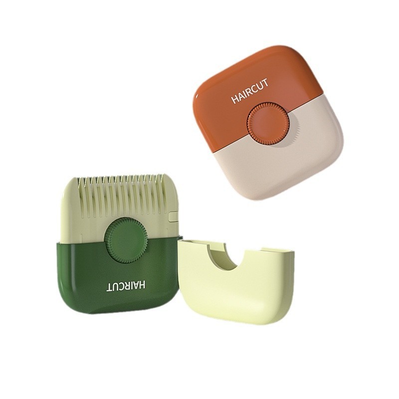ヘアカット器多機能児童カット前髪トリミング器櫛両面家庭用二合一携帯ヘアカット櫛|undefined