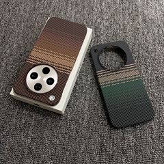 OPPOFindx8Ultra 携帯電話ケースに適したハーフパックカーボンファイバーパターン磁気吸引 FindX8s/X8pro 保護カバー