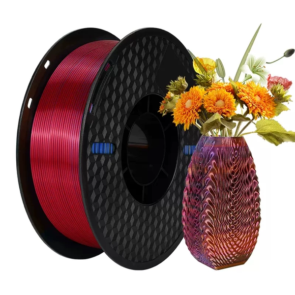 Silk three -color red+gold+blue 1kg
