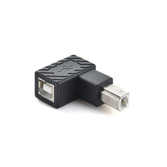 usb2.0 printer male to female adapter data cable square mouth extension cable B male to B female usb elbow 90 degrees