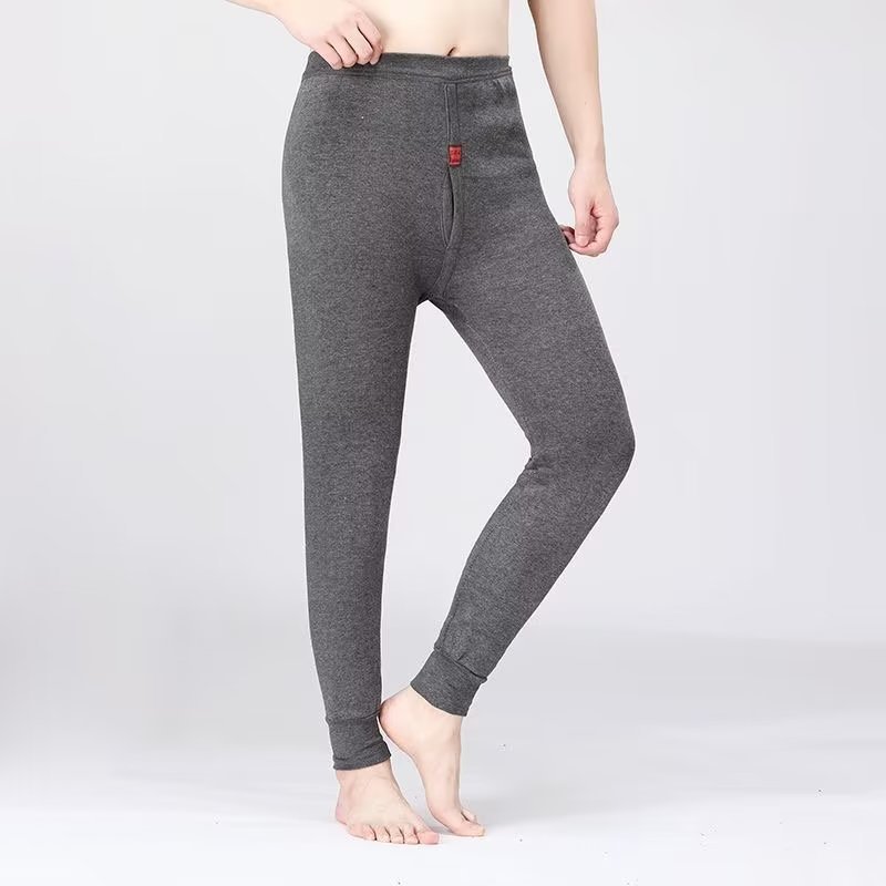 Deportes de invierno para hombres, pantalones de nueve puntos con pies de guardia más leggings de moda juvenil microelástico con patas de terciopelo