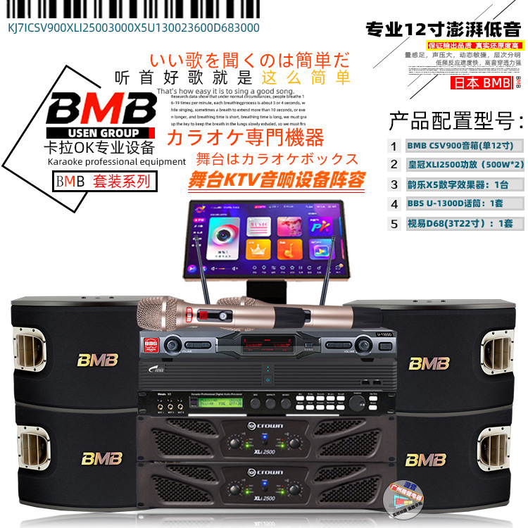 Japan BMB CSV-900 card holder audio suit Taiwan GE Shen karaoke audio wireless microphone