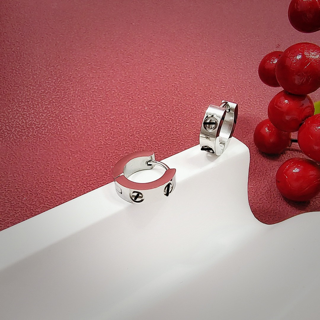 라인스톤이 없는 모델 - 스틸 색상 [내경 13MM 너비]