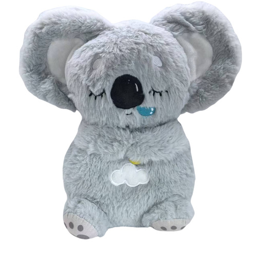 New Product Glowing Music Plush Toy Little Otter Koala Bear Doll Capibara Breathing Bear Figure