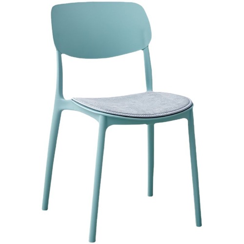 Nordic dining chair thickened household plastic modern simple negotiation leisure desk chair stool backrest internet celebrity makeup chair