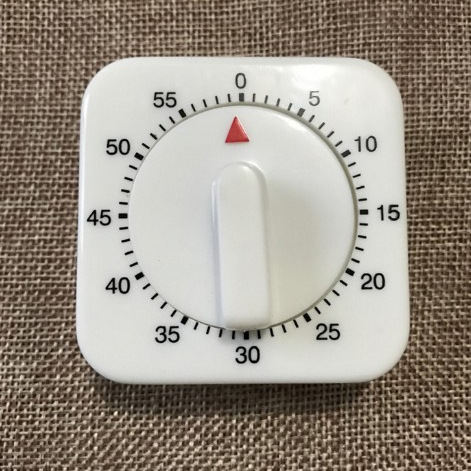 Kitchen small square pendulum timer 60 minutes timer reminder mechanical timer