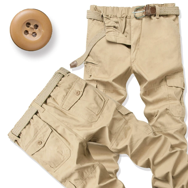 Khaki, fleece, elastic waist, J18