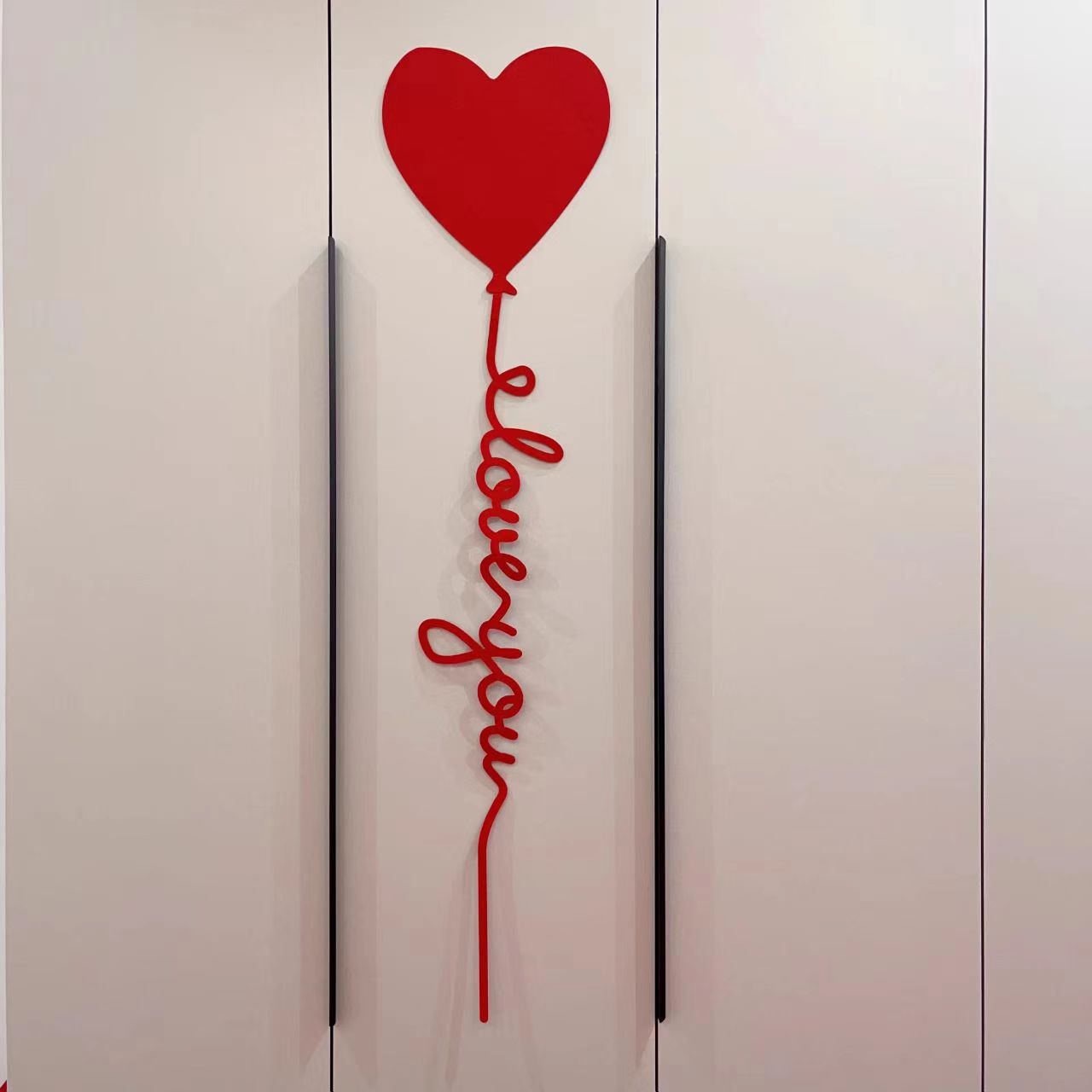 Warm balloon wall stickers felt cloth dormitory living room TV bedroom bedside background wall decoration stickers