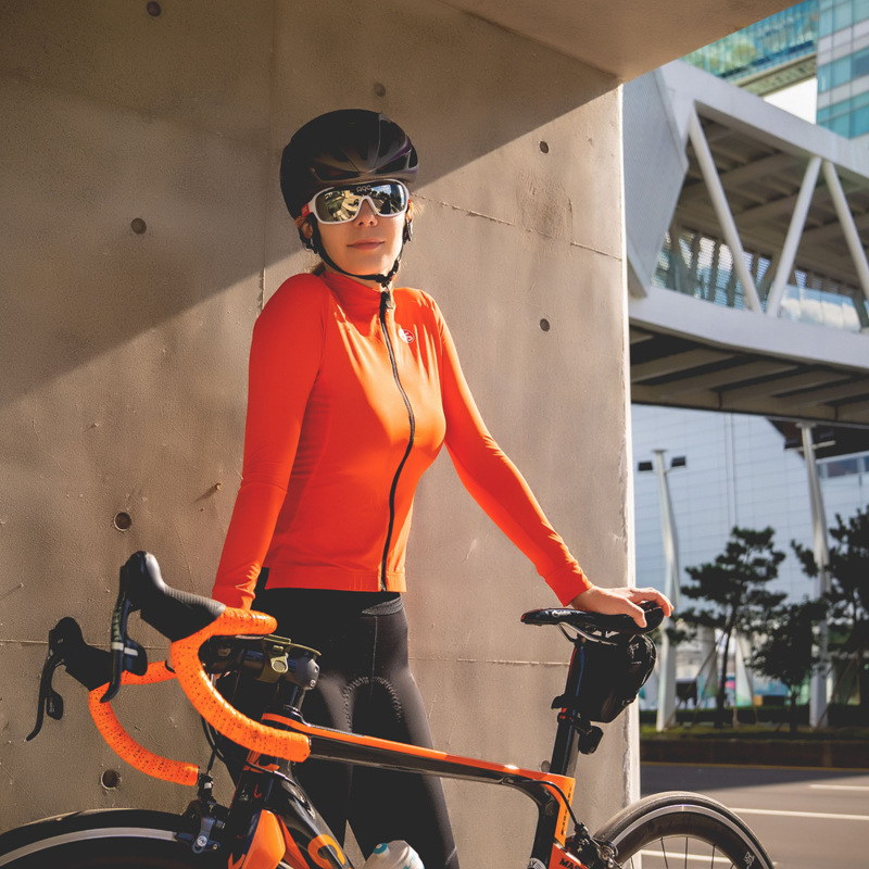 シパケ レディース 長袖サイクリングジャージ 春夏 通気性 速乾性 自転車 マウンテンバイク ロードバイク ジャージ オフロード|undefined