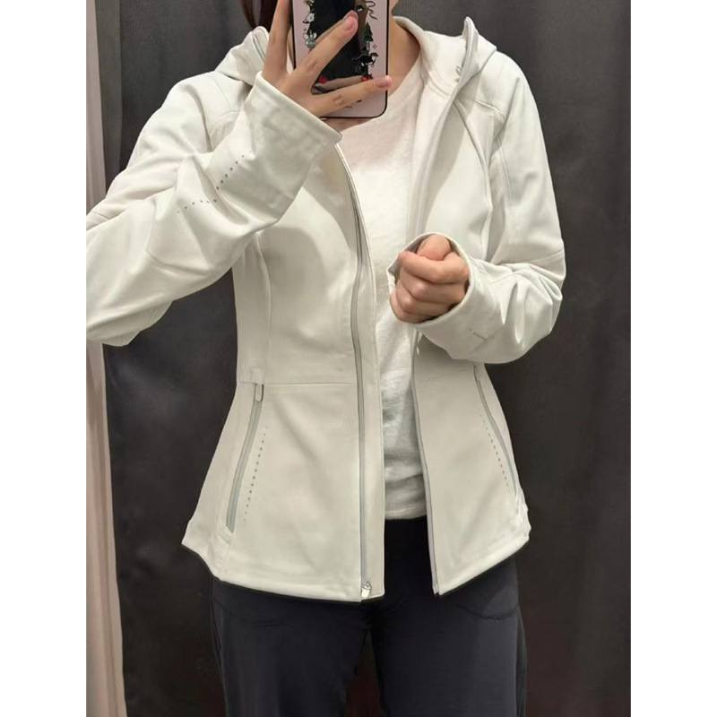 修身冲锋衣外套女2025新高级感显瘦长袖设计感瑜伽服上衣运动穿搭|undefined