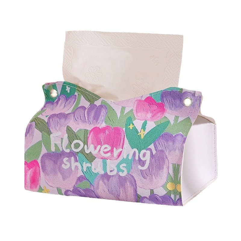 Caja de toallitas de escritorio encantadora caricatura doméstica sala de estar dormitorio caja de dibujo creativa caja de dibujo de papel automóvil caja de dibujo de servil