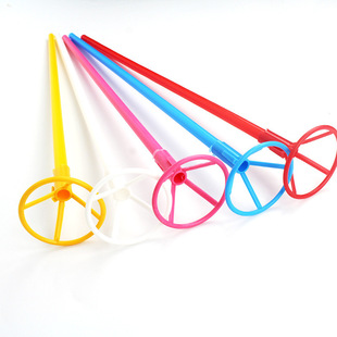 Wholesale Thickeneded and Bendable 40cm Aluminum Film Balloon Tow Rod Bracket Handheld Aluminum Foil Balloon Support Rod Accessories