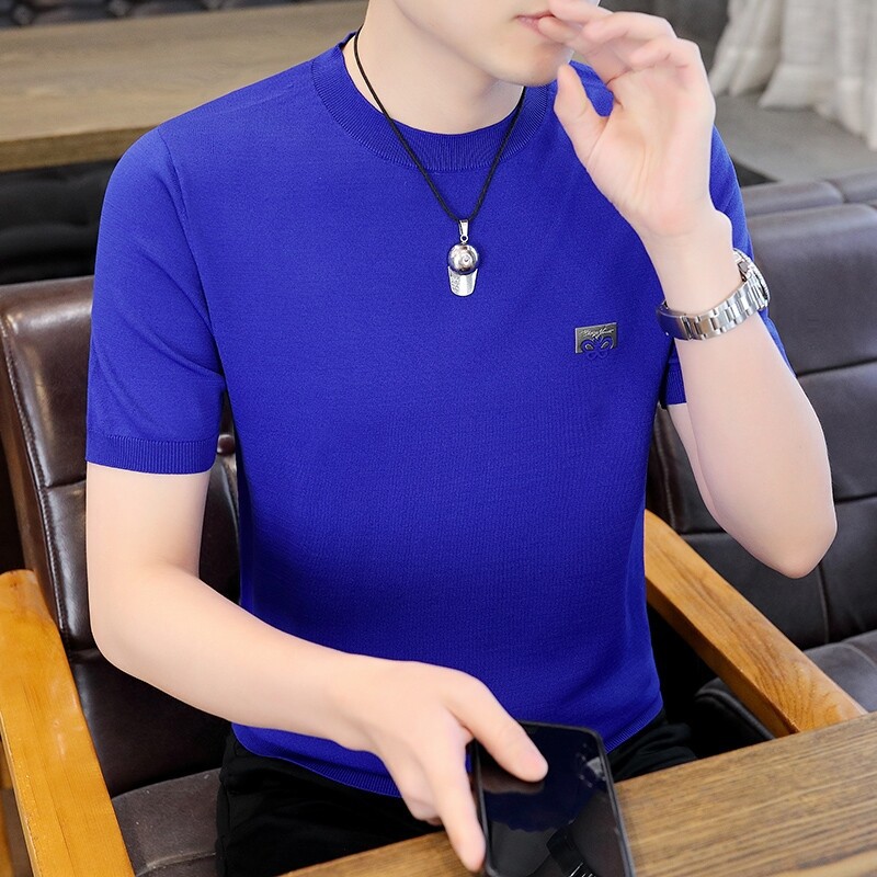 파란색