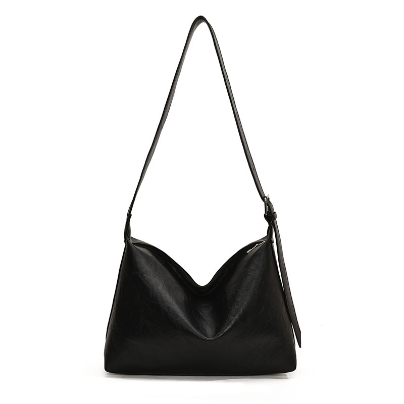 Bolso de gran capacidad relajado retro primavera 2025 nueva moda mochila de hombro textural bolso de dumpling damas