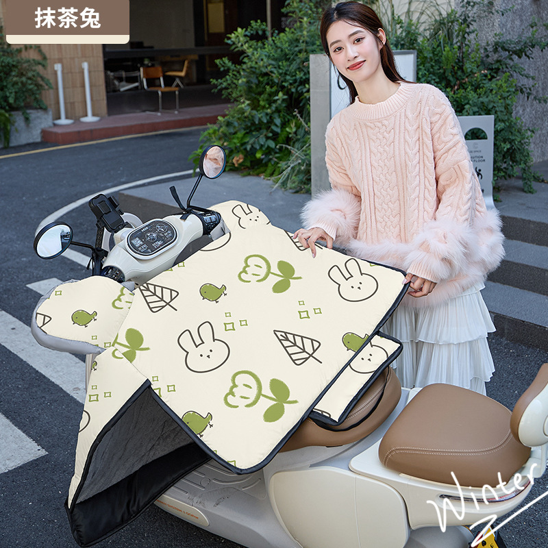 2025年新型電動車用防風カバー 冬用卸売 裏起毛 厚手 保温 防寒 防水 防風カバー|undefined