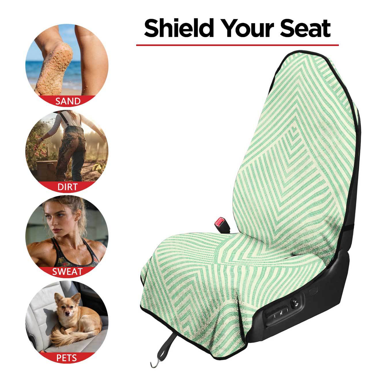 Car seat towel cover for front seats, suitable for gym and exercise, universal for all seasons, car use 171