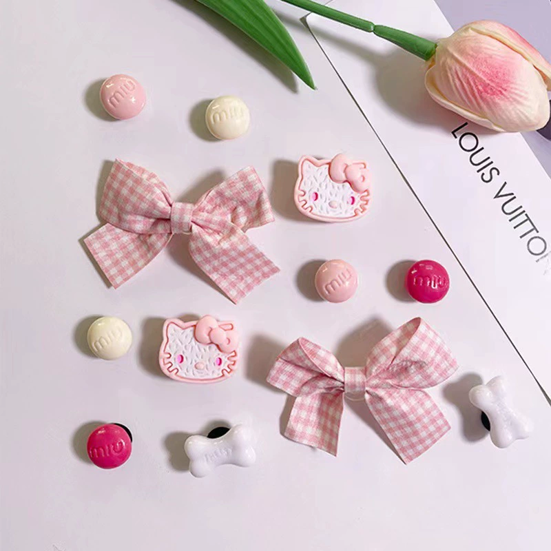 Пещерная обувь Милые девушки Аксессуары Съемная Пряжка для обуви своими руками Мультяшные безделушки Обувь Цветочные сандалии Пряжка Аксессуары