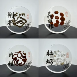 树脂工艺品;其他有机玻璃;标本
