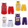 Foreign trade wholesale adult Basketball clothes suit Kobe James Durant Curry match train Jersey Printing