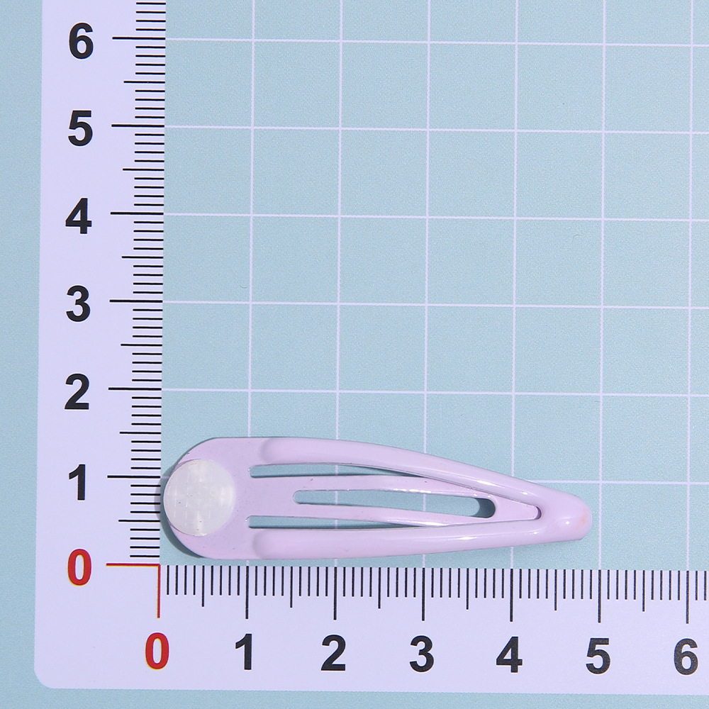 Macaron color de los niños BB clip 5cm gota de agua horquilla DIY coreano caramelo cinta bandeja de junta horquilla accesorios para el cabello