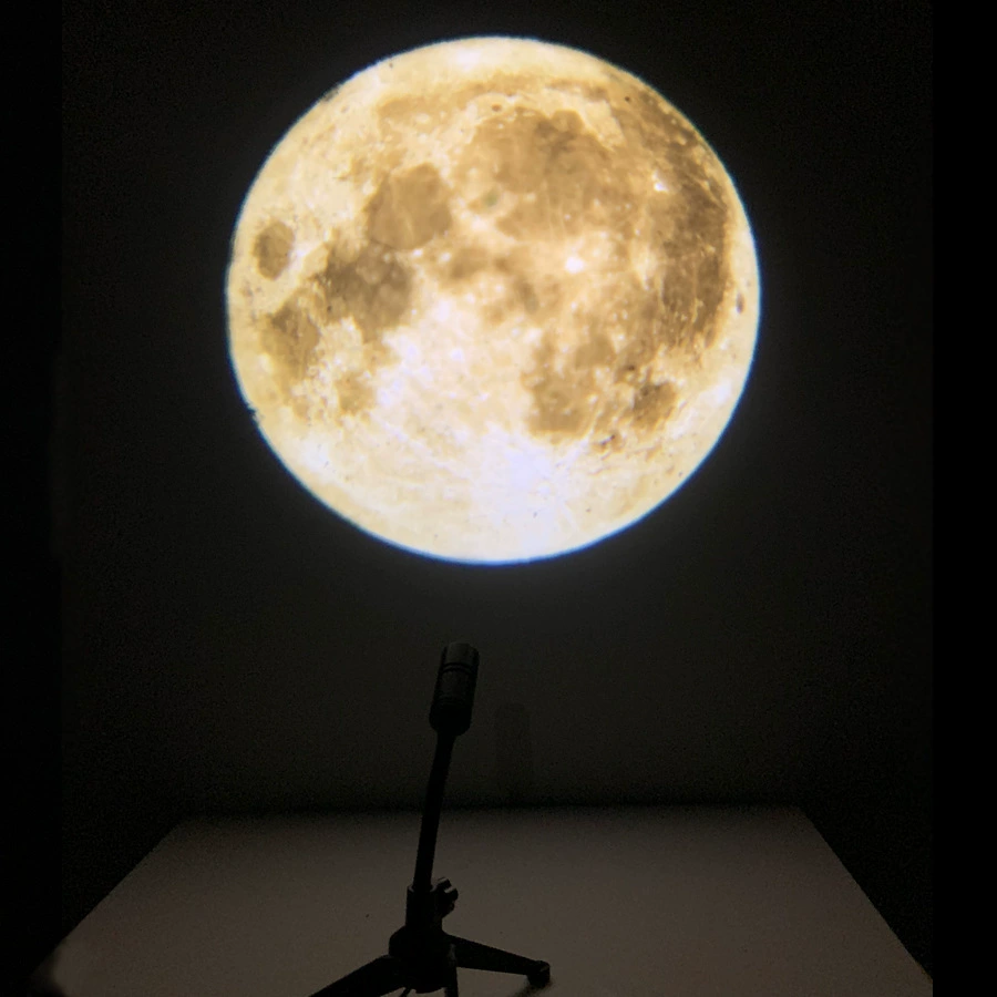 Moon, lamp, atmospheric nail decoration, adjustable night light, Amazon