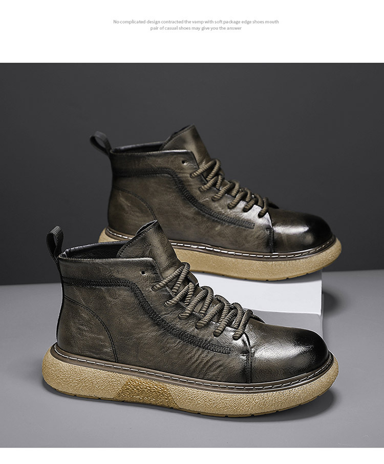 Visoki Martin škornji za jesen 2024, novi trendi, usnjeni, vodoodporni in odporni na obrabo, modni moški delovni škornji_voghion.com