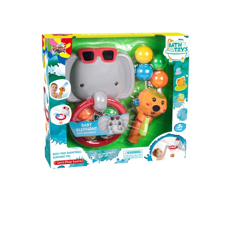 Elefante de venta transfronteriza juego de polo acuático juego de juguetes para niños juego de agua mini dibujos animados juego de pesca juguetes de baño