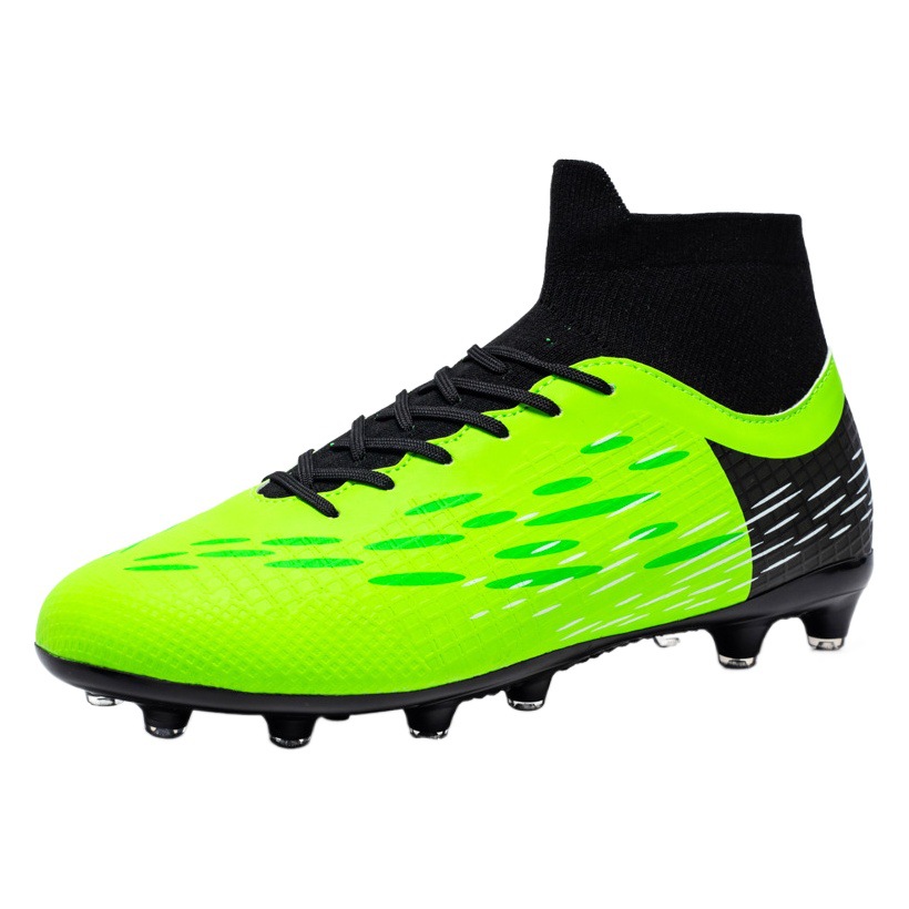 23 cross-border de alta zapatos de fútbol de uñas largas de uñas rotas competencia zapatos de entrenamiento hombres y mujeres zapatos de fútbol para adultos