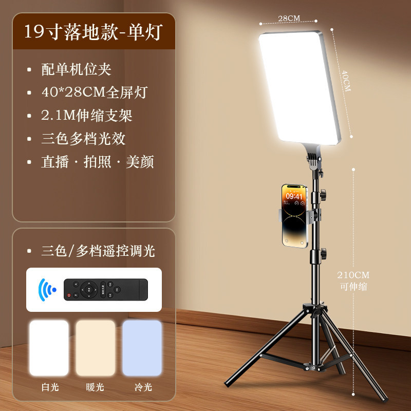 Ancla de transmisión en vivo lámpara de iluminación especial LED fotografía de belleza lámpara de iluminación plana lámpara de alimentación profesional sala de transmisión directa image 17