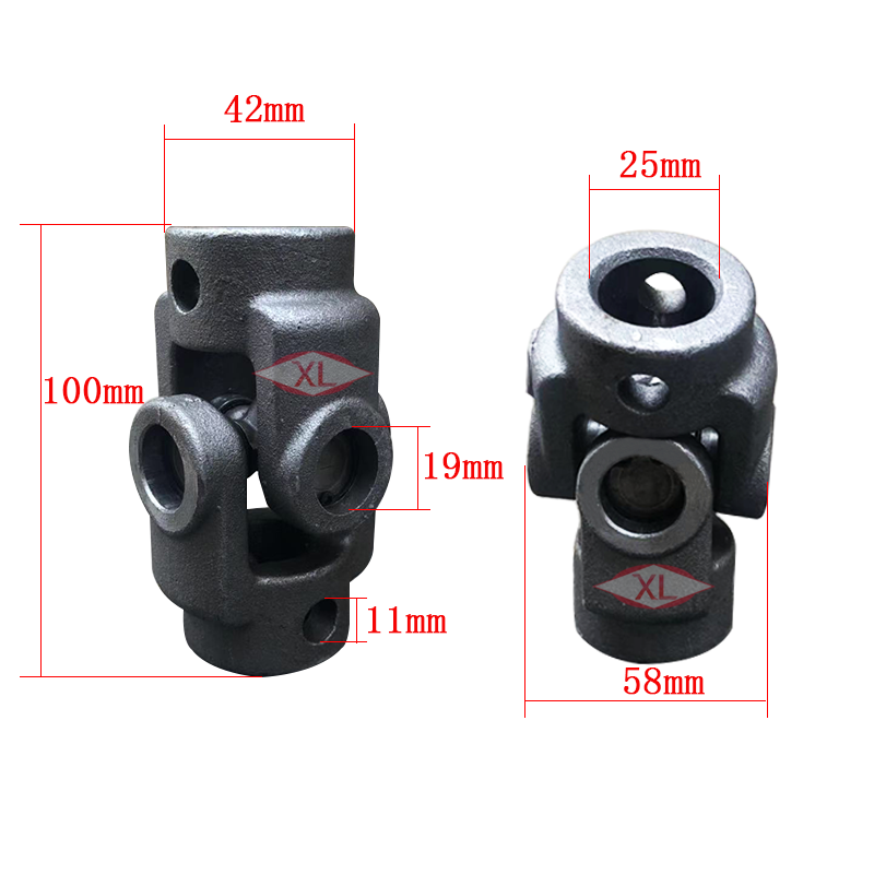acoplamiento de motor industrial uni-botón universal conjunto de conector de eje cruzado universal equipo de ingeniería maquinaria