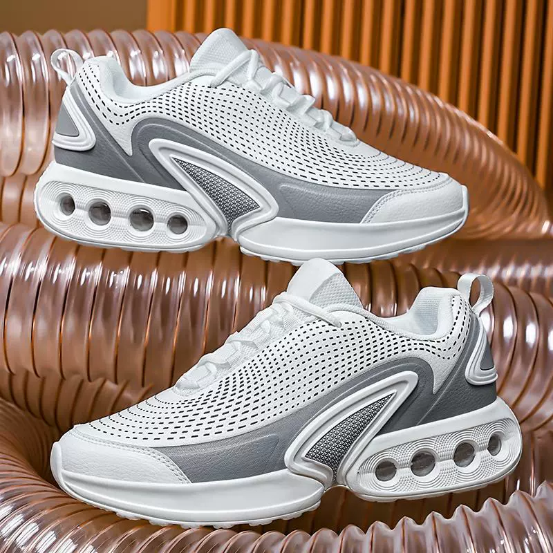 2025 новые мужские модные повседневные кроссовки на воздушной подушке, популярная спортивная обувь для внешней торговли, амортизирующие кроссовки на толстой подошве для мужчин