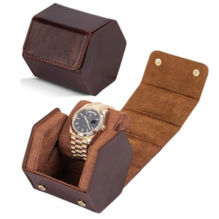 Amazon Men's Watch Box Business High-end Watch Protective Case Fashionable Polygon Contrast Color Steel Watch Protective Box