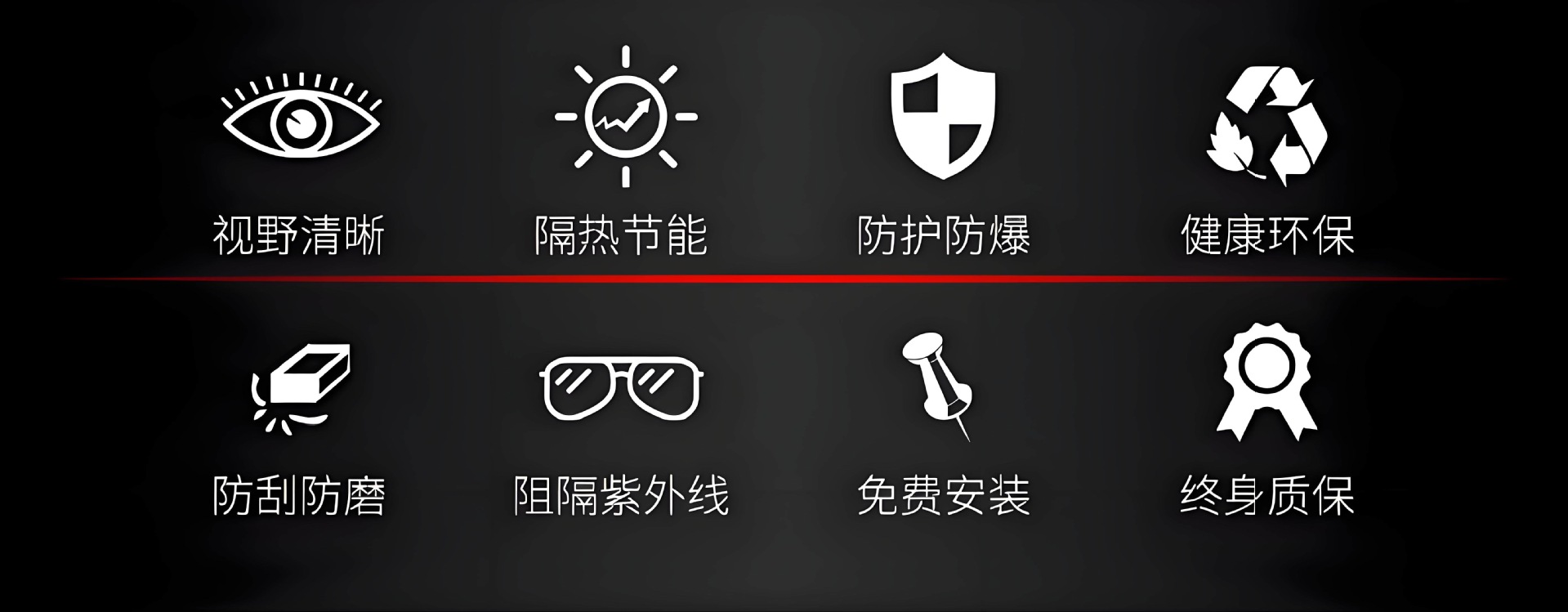 Car window film, high thermal insulation solar film, explosion-proof car window film, privacy solar film, sunshade black sunscreen glass film