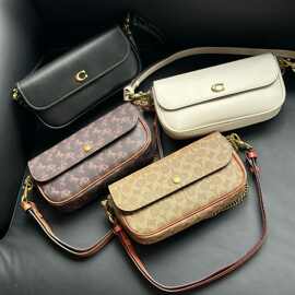 蔻家2025新款Brook flap法棍包腋下包单肩手提斜挎链条麻将女包