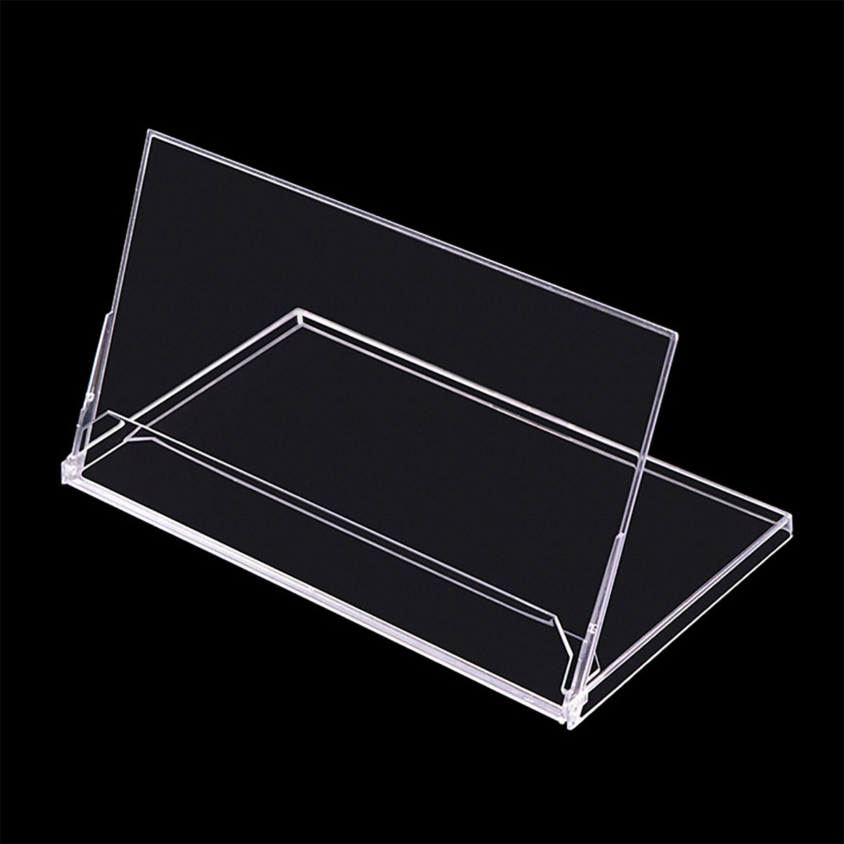 Caja de calendario de 3.5-A5 pulgadas caja de calendario grande caja de calendario simple caja de CD de plástico caja de tarjeta de comedor transparente al por mayor