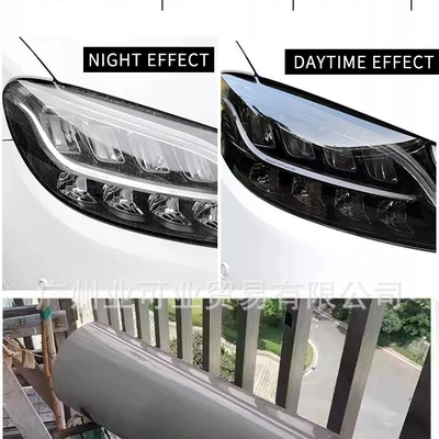 black transparent purple headlight color – Automotive Film
