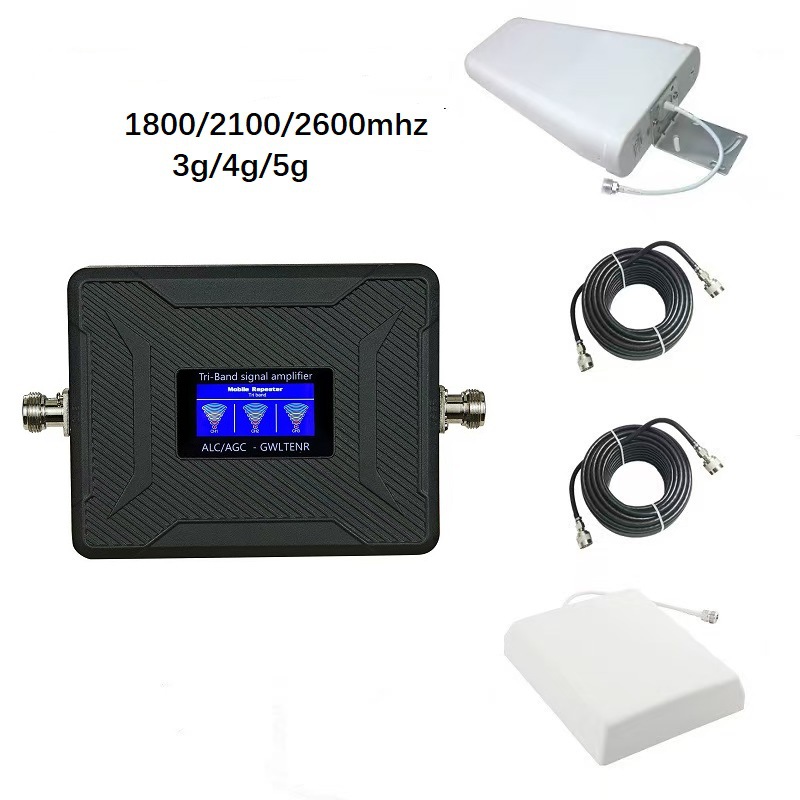 新品ALC手机信号放大器3G4G5G信号增强器1800/2100/2600跨境热卖
