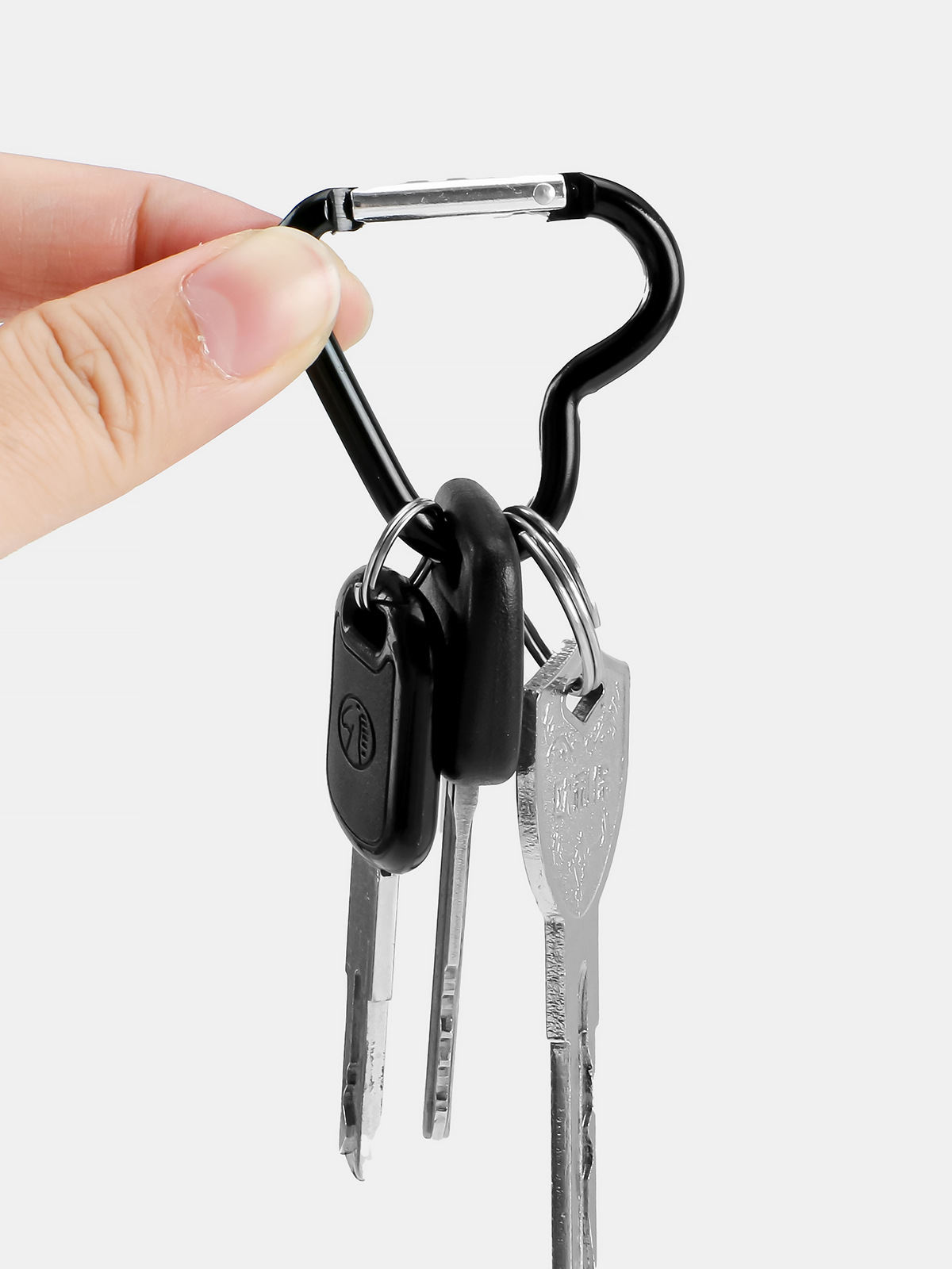 Backpack heart shaped heart-shaped, climbing keychain, aluminum alloy