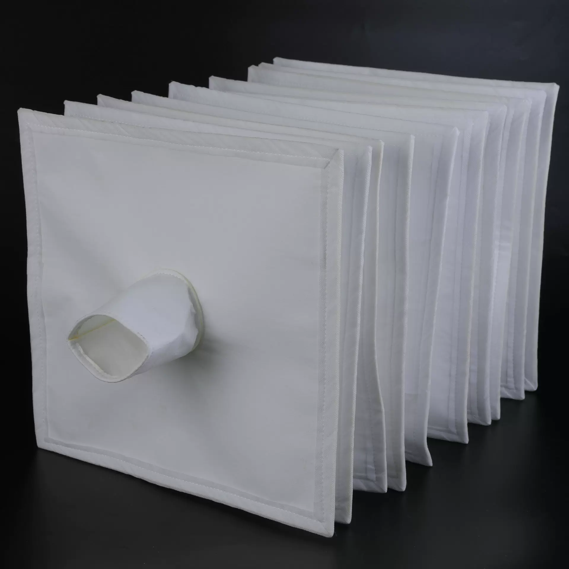 定制10折风琴式过滤袋除尘布袋优质耐热除尘滤袋褶皱连体式过滤布