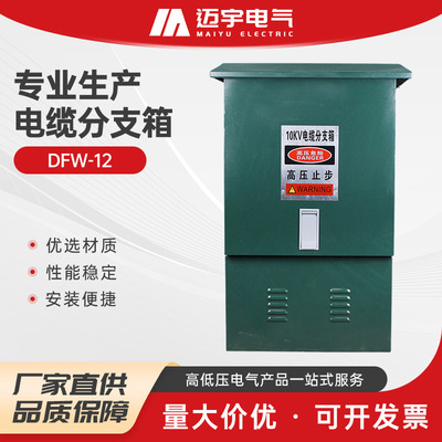 迈宇高压电缆分接箱DFW-12/630欧式电缆分支箱户外电缆分接箱10KV